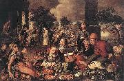 Pieter Aertsen Christ and the Adulteress Germany oil painting artist
